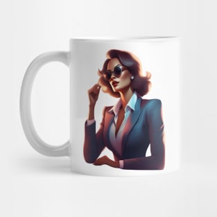 Thinking Boss Lady Mug